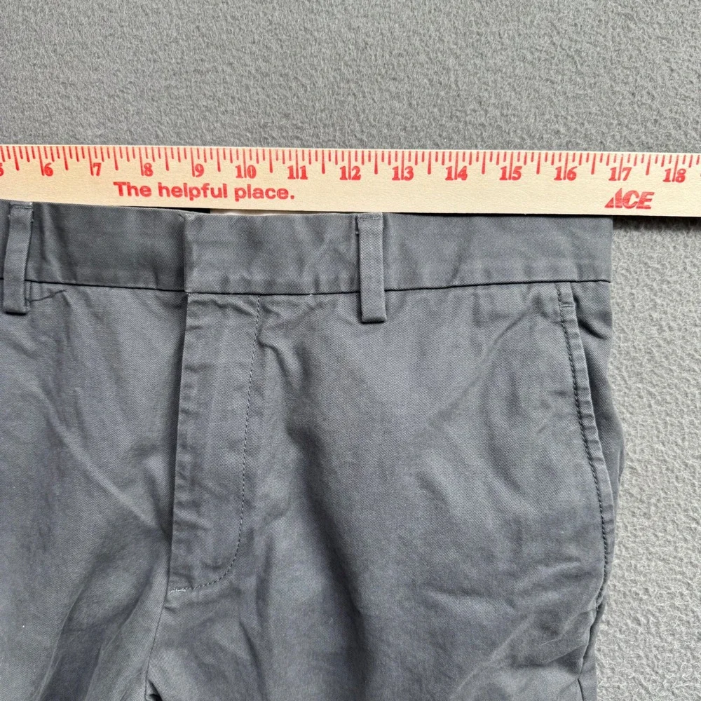 Banana Republic Aiden Chino Men 32x32 Gray Slim Fit Cotton Casual Dress Pants
